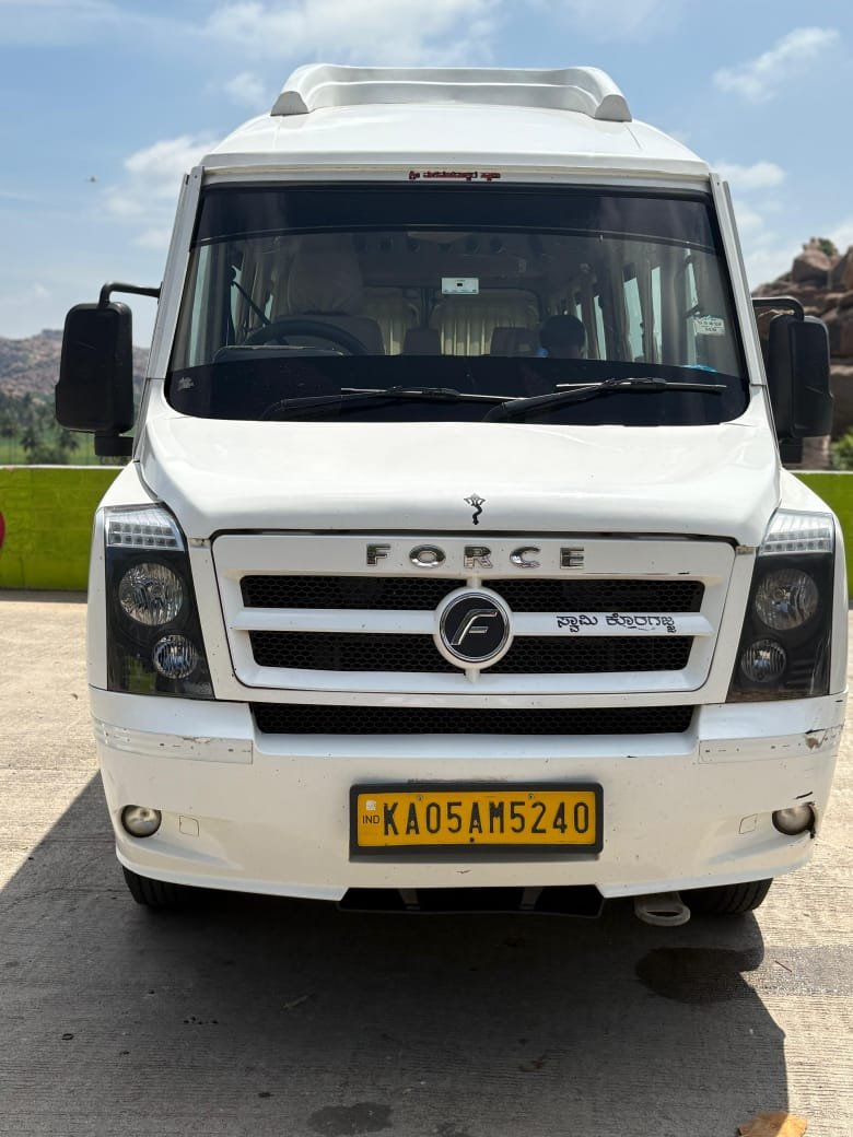 Tempo traveller, Force Urbania and mini bus on rent in Bangalore